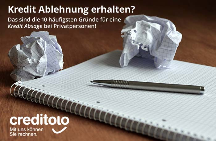 Kreditablehnung bei Privatpersonen