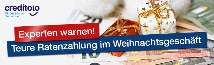 Experten warnen! Teure Ratenzahlungen im Weihnachtsgeschft.