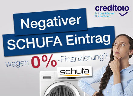 Negativer SCHUFA Eintrag wegen 0-Prozent-Finanzierung