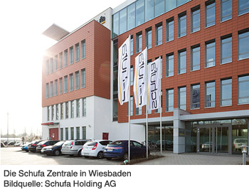 Die Schufa Zentrale in Wiesbaden. Bildquelle Schufa Holding AG