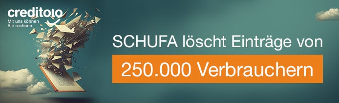 SCHUFA lscht Eintrge von 250.000 Verbrauchern