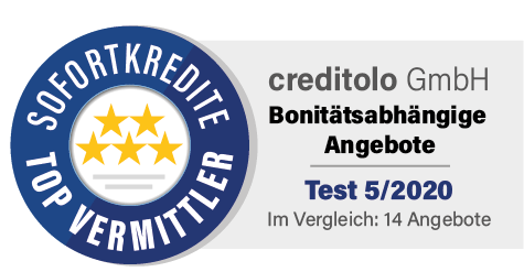 Studie: creditolo Sofortkredite sind top