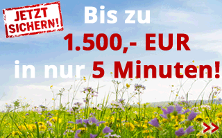 Nutzen Sie Ihre Chance und leihen Sie sich jetzt schnell und unkompliziert bis zu 1.500 Euro für bis zu 60 Tage. Erstkunden sogar schon bis zu 600 Euro.