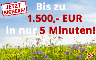 Nutzen Sie Ihre Chance und leihen Sie sich jetzt schnell und unkompliziert bis zu 1.500 Euro fr bis zu 60 Tage. Erstkunden sogar schon bis zu 600 Euro.